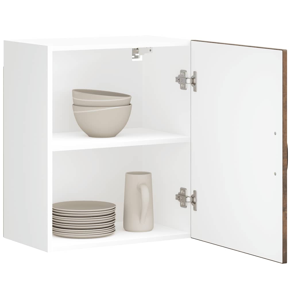 køkkenvægskab Lucca røget egetræsfarve konstrueret træ