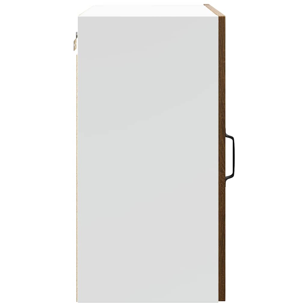 køkkenvægskab Lucca brun egetræsfarve konstrueret træ