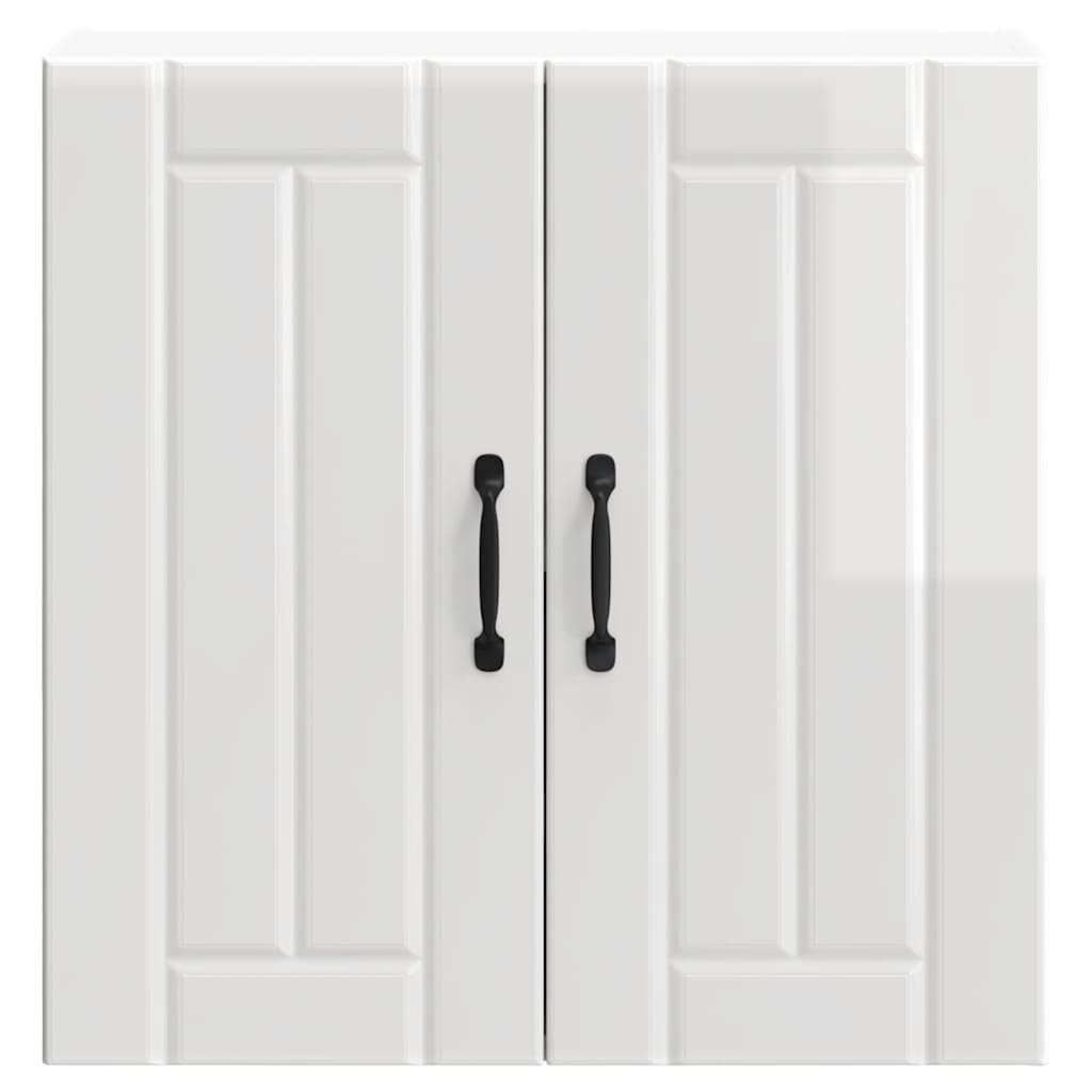 køkkenvægskab Lucca hvid højglans konstrueret træ