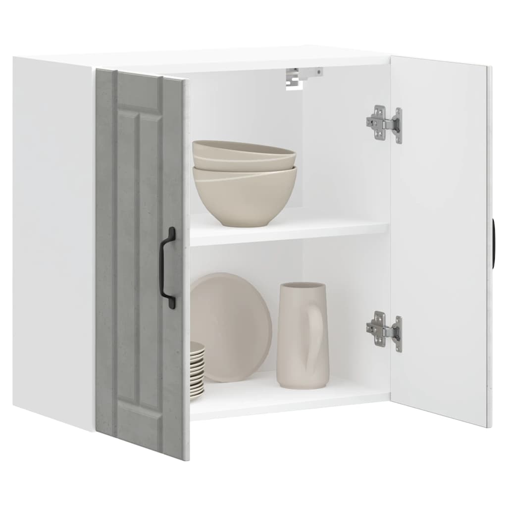 køkkenvægskab Lucca beton grå konstrueret træ