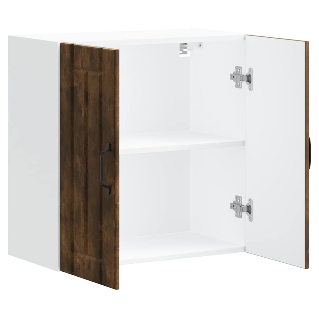 køkkenvægskab Lucca røget egetræsfarve konstrueret træ