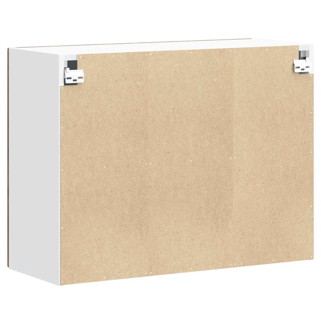 køkkenvægskab Lucca røget egetræsfarve konstrueret træ