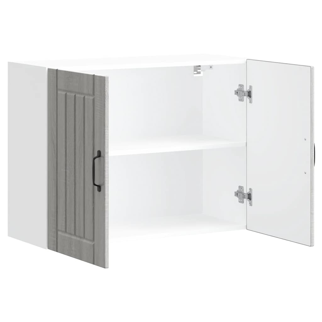 køkkenvægskab Lucca grå sonoma konstrueret træ