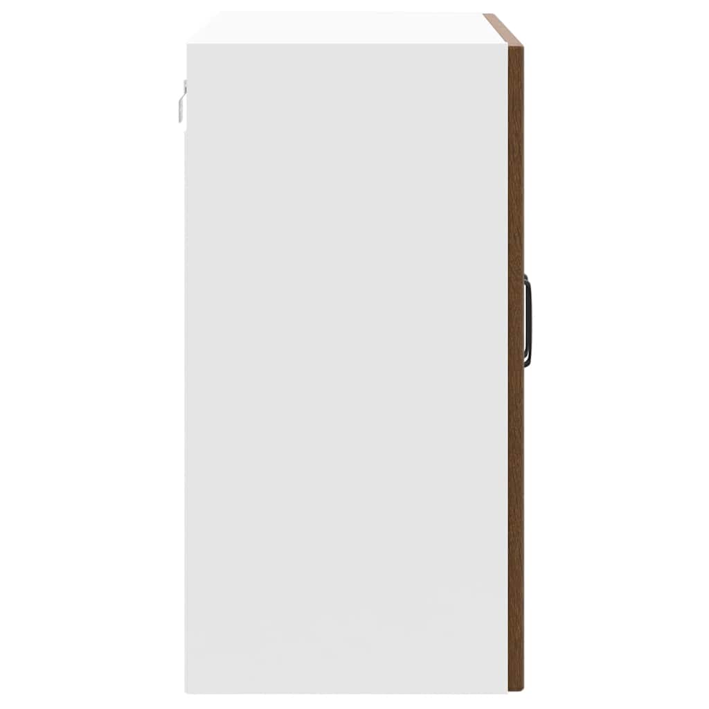 køkkenvægskab Lucca brun egetræsfarve konstrueret træ