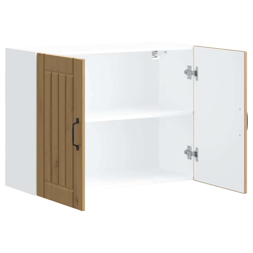 køkkenvægskab Lucca kunsteg konstrueret træ