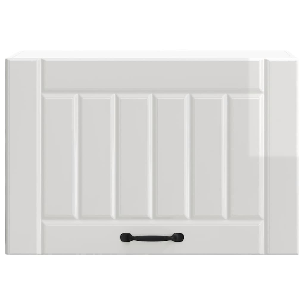 køkkenvægskab Lucca hvid højglans konstrueret træ