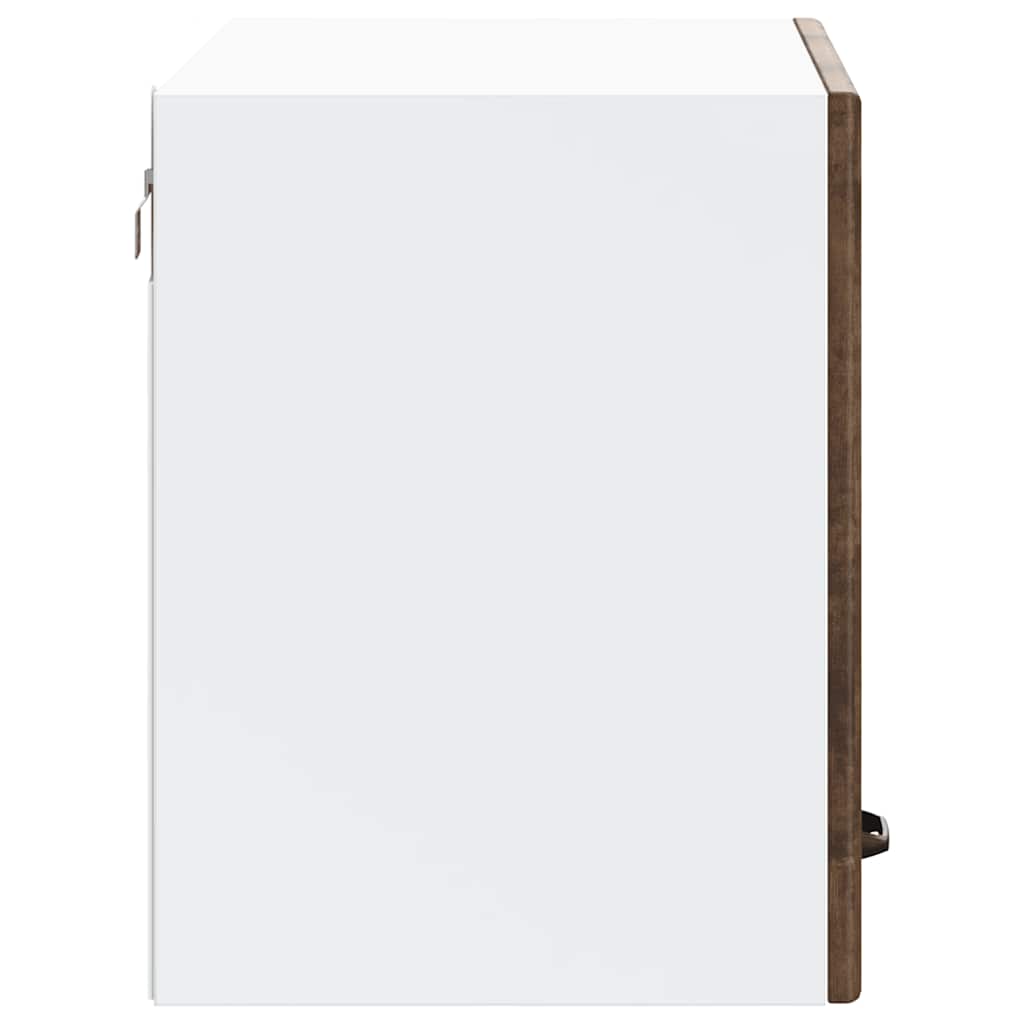 køkkenvægskab Lucca røget egetræsfarve konstrueret træ