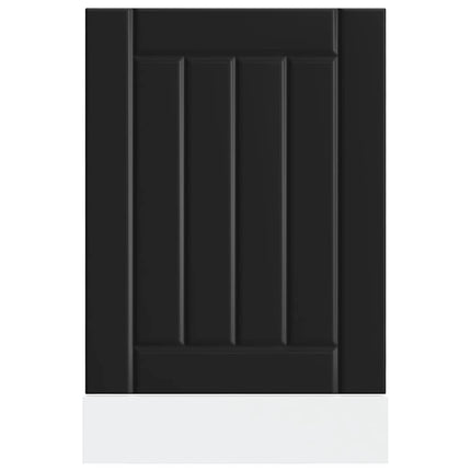 opvaskemaskinepanel Lucca konstrueret træ sort