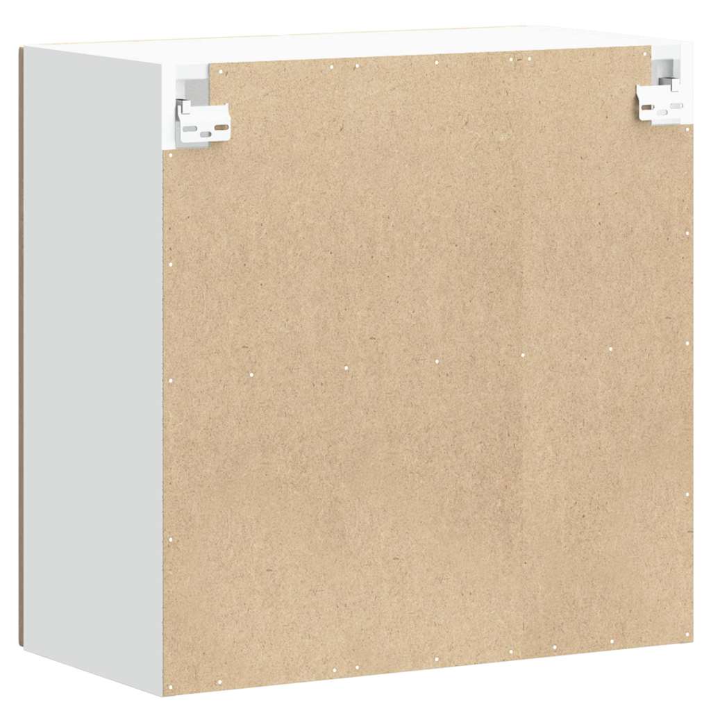 køkkenvægskab med vitrinelåge "Lucca" Sonoma eg konstrueret træ