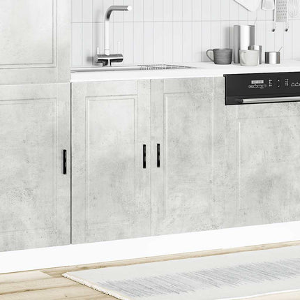 underskab til vask Porto 80x46x81,5cm konstrueret træ beton grå