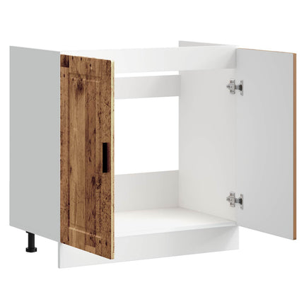 underskab til vask Porto 80x46x81,5 cm antikt træ
