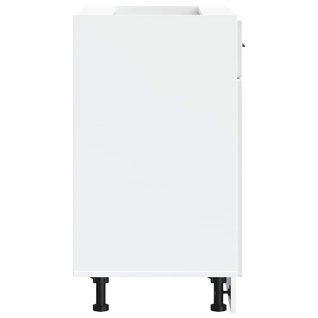 køkkenunderskab Porto højglans hvid træbeskyttelse