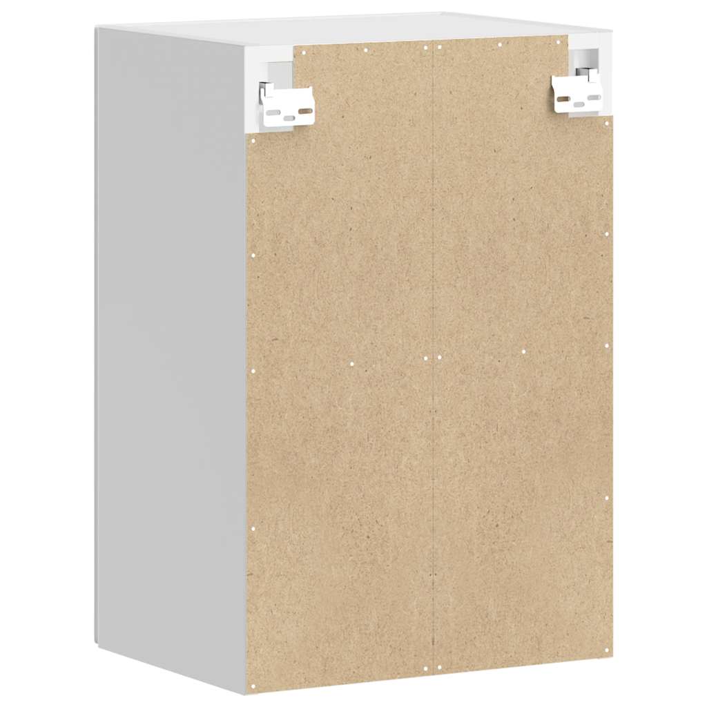 Køkkenvægskab med glasdør Porto hvid højglans