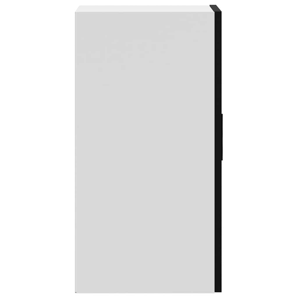 Køkkenvægskab Porto konstrueret træ sort