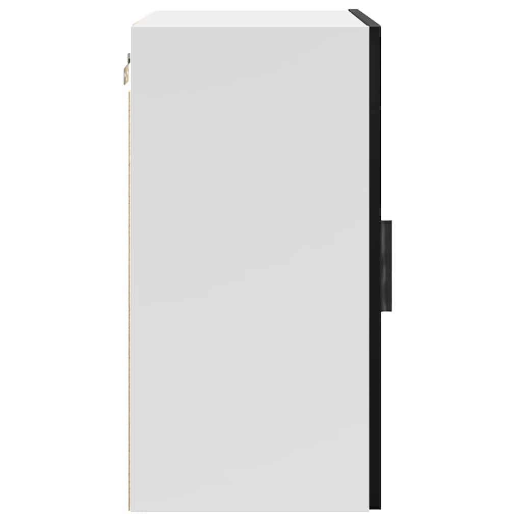 Køkkenvægskab Porto konstrueret træ sort