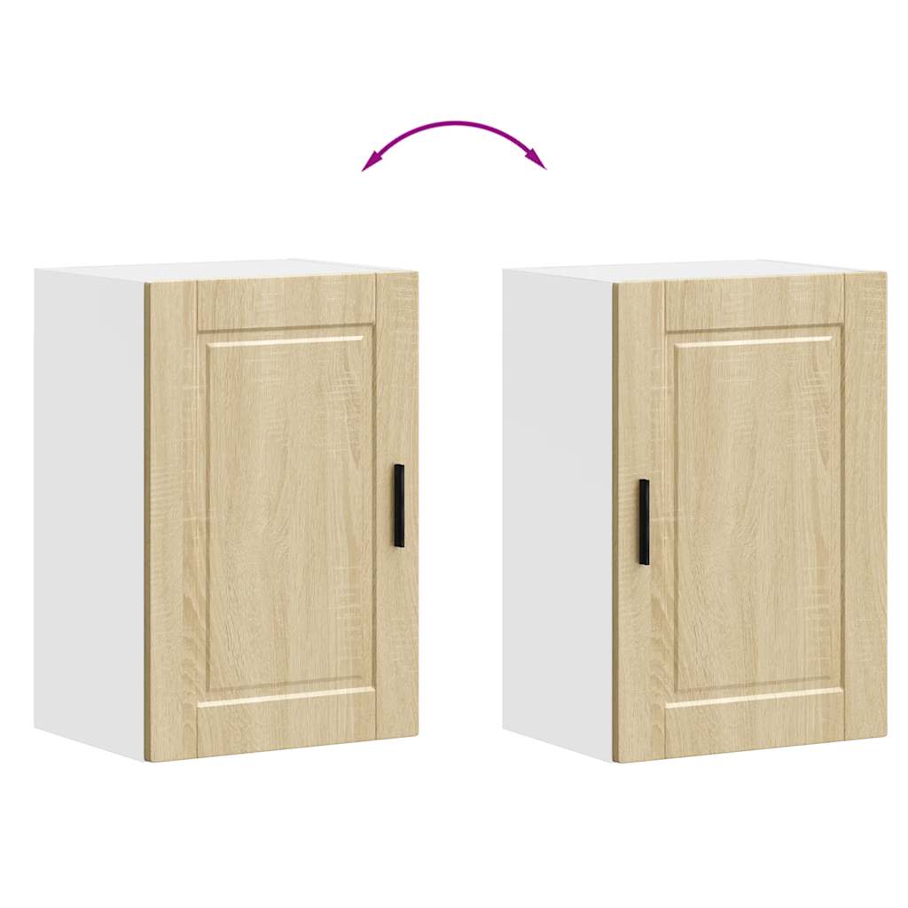 Køkkenvægskab Porto konstrueret træ sonoma-eg