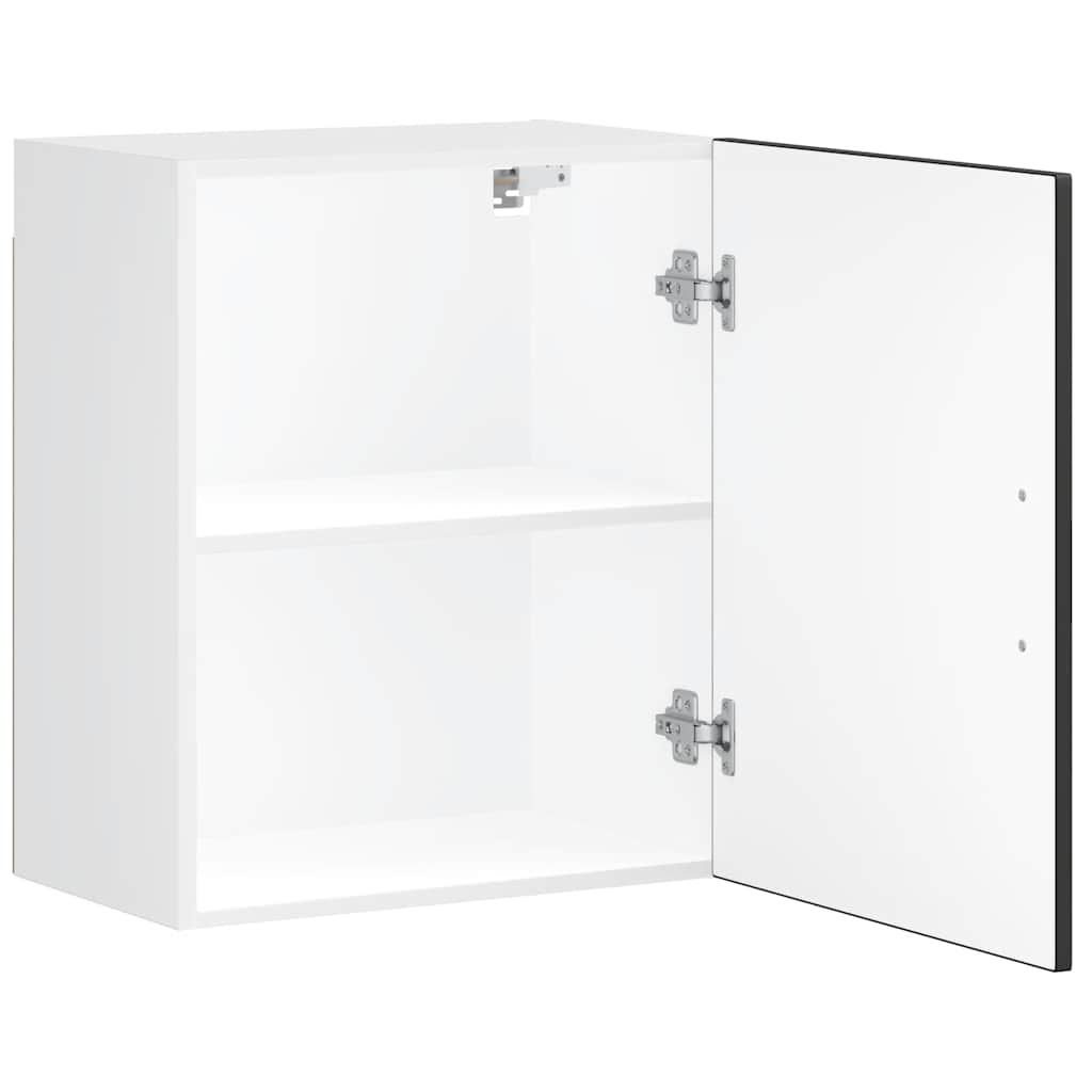 Køkkenvægskab Porto konstrueret træ sort