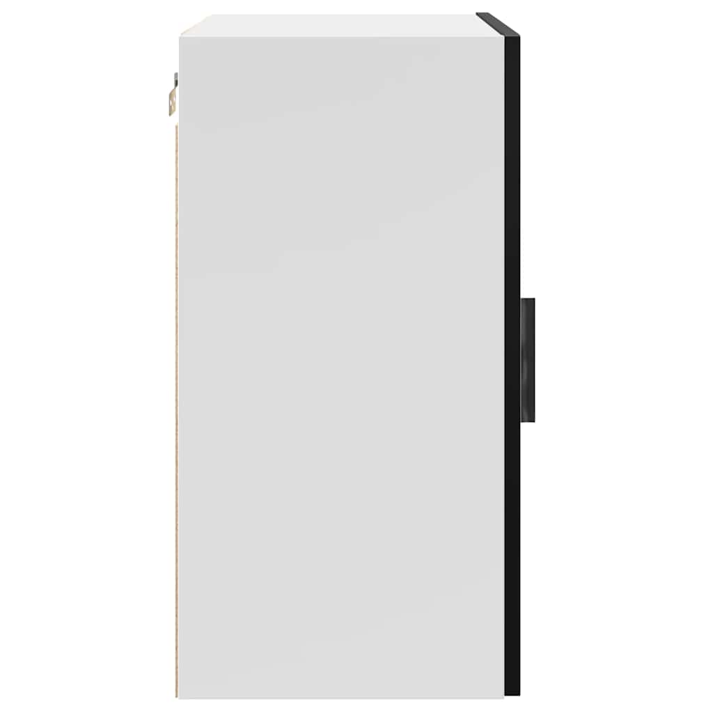 Køkkenvægskab Porto konstrueret træ sort