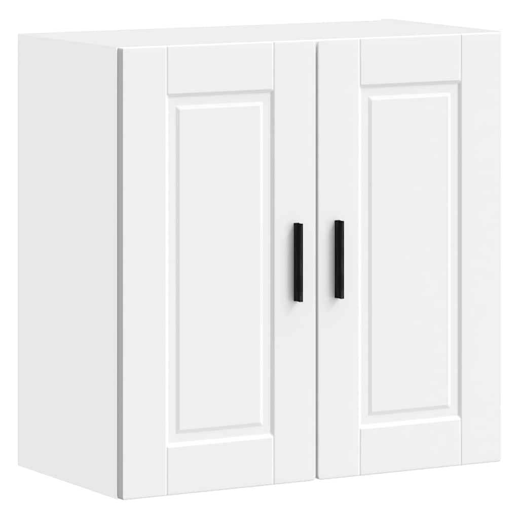 Køkkenvægskab Porto konstrueret træ hvid