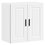 Køkkenvægskab Porto konstrueret træ hvid