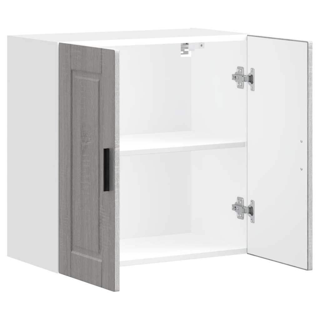 køkkenvægskab Porto konstrueret træ grå sonoma