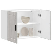 køkkenvægskab Porto konstrueret træ grå sonoma