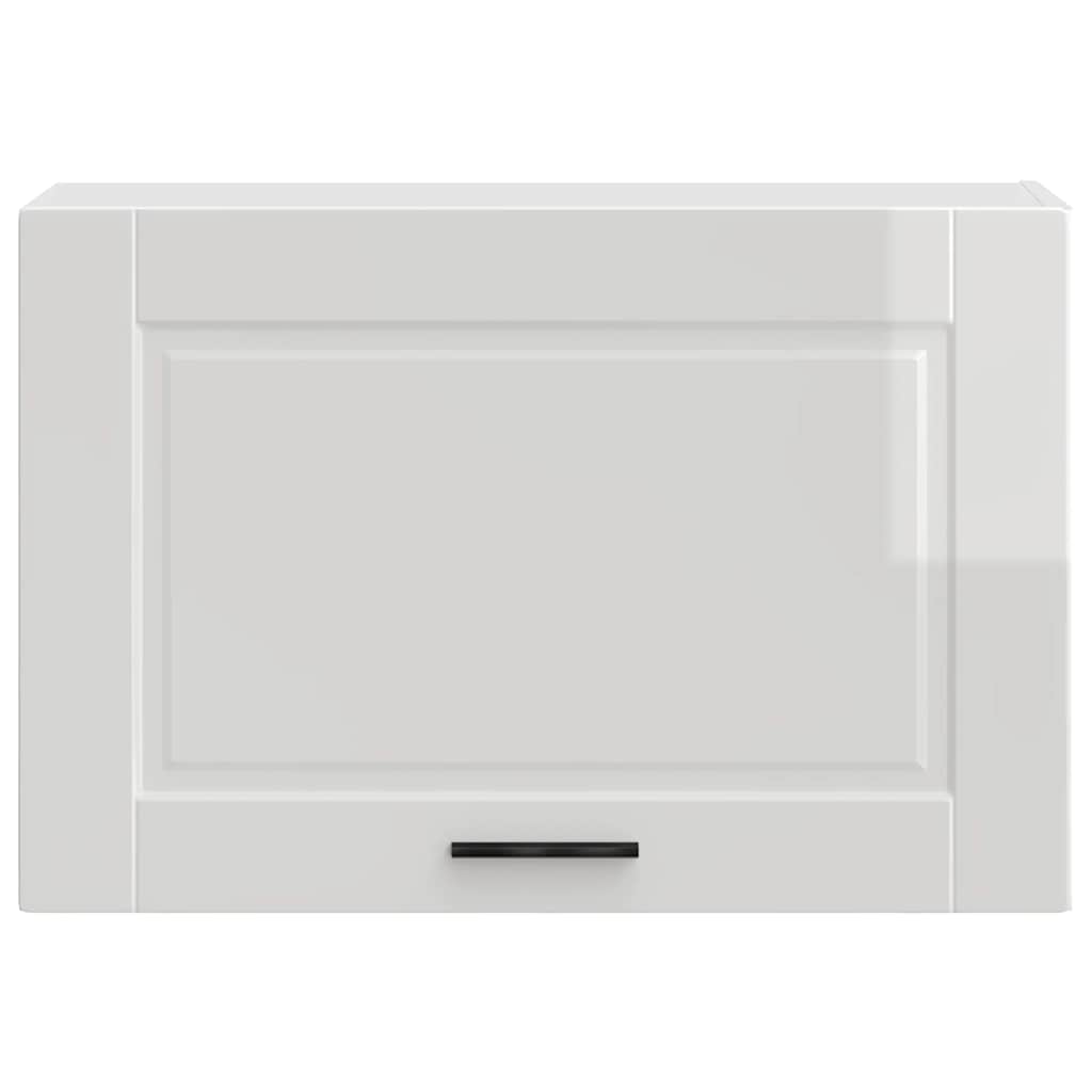 køkkenvægskab Porto konstrueret træ hvid højglans