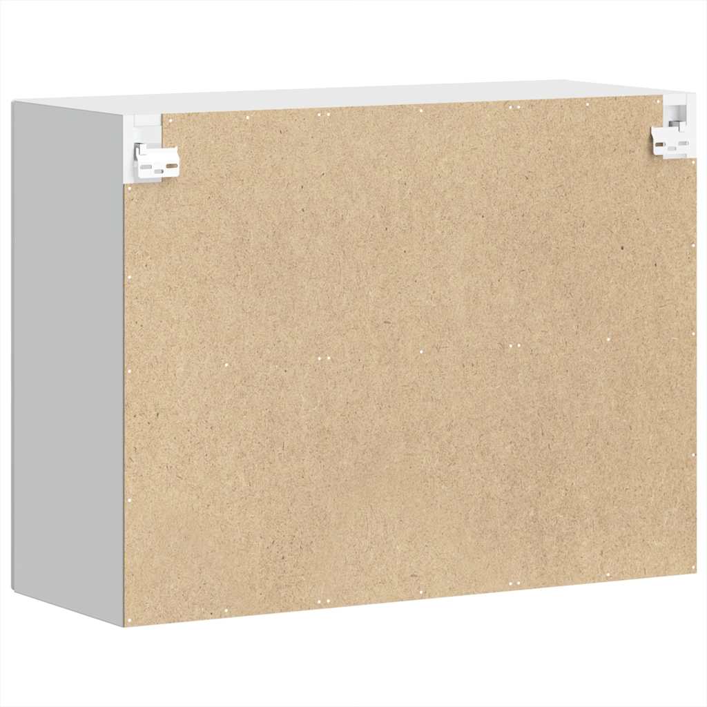 Køkkenvægskab med glasdør Porto hvid