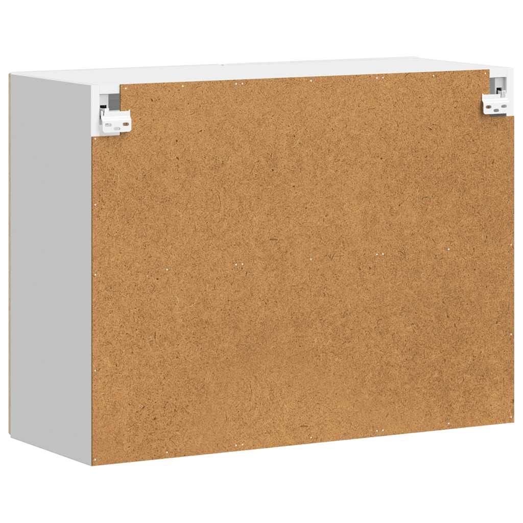 Køkkenvægskab med glasdør Porto sonoma-eg