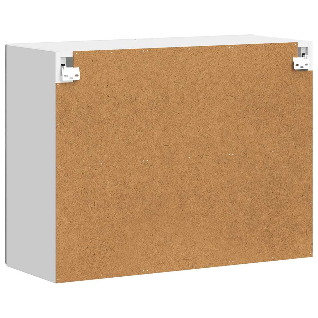 Køkkenvægskab med glasdør Porto betongrå