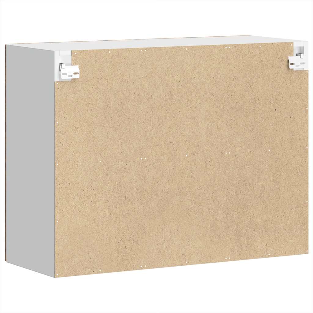 Køkkenvægskab med glasdør Porto antikt træ