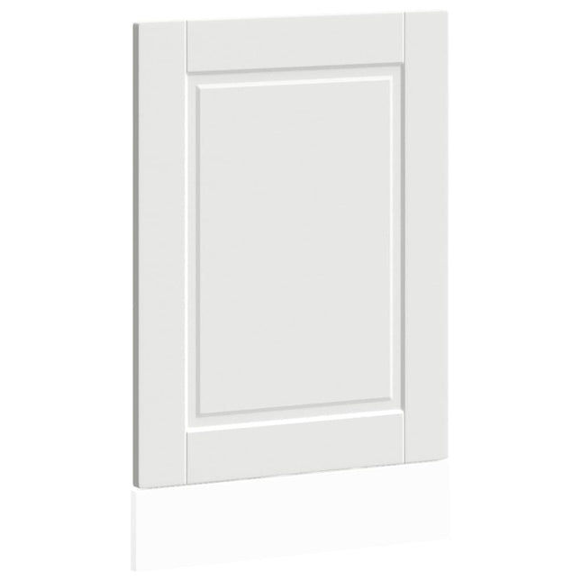 låge til opvaskemaskine Porto 45x1,5x57 cm konstrueret træ hvid
