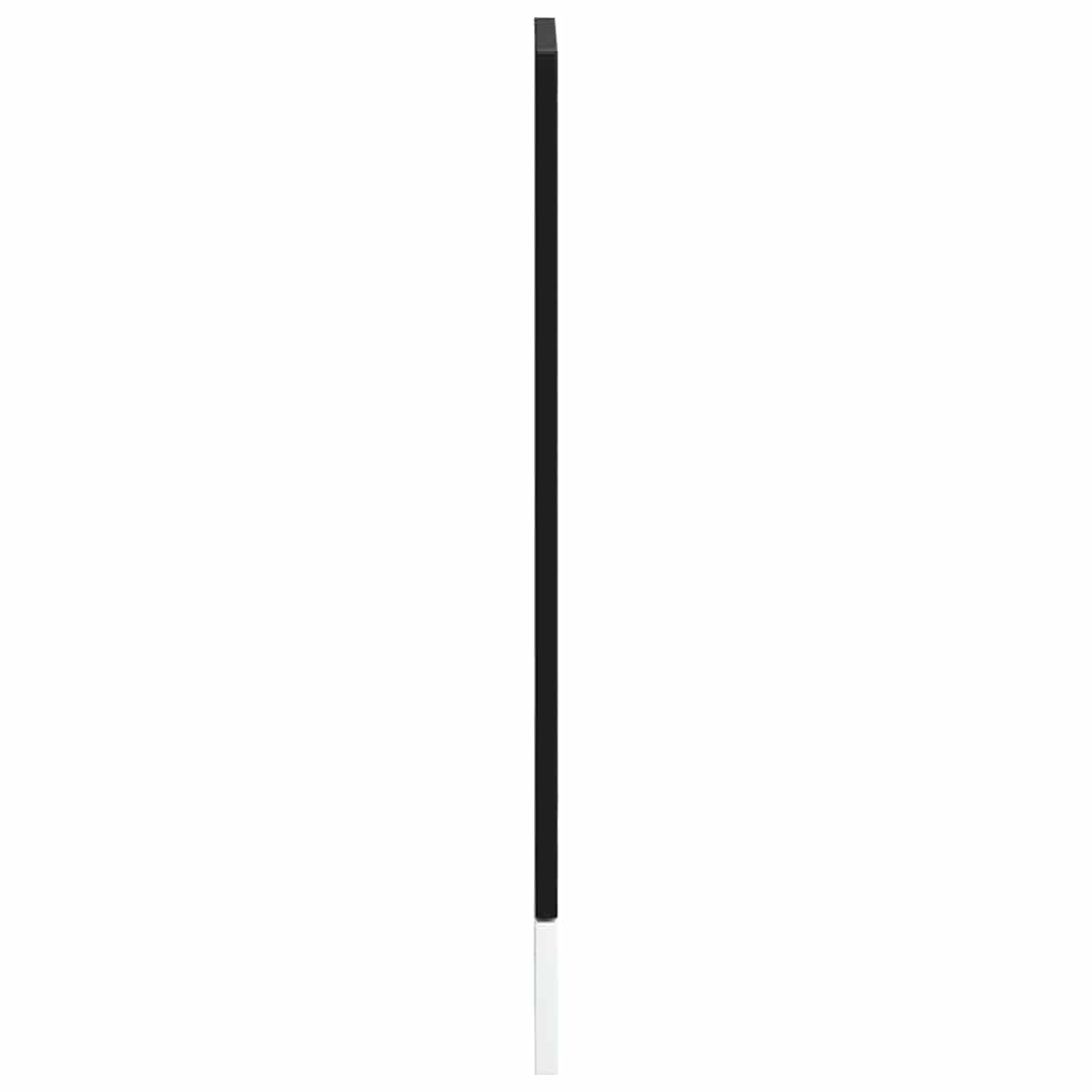 låge til opvaskemaskine Porto 45x1,5x57 cm konstrueret træ sort