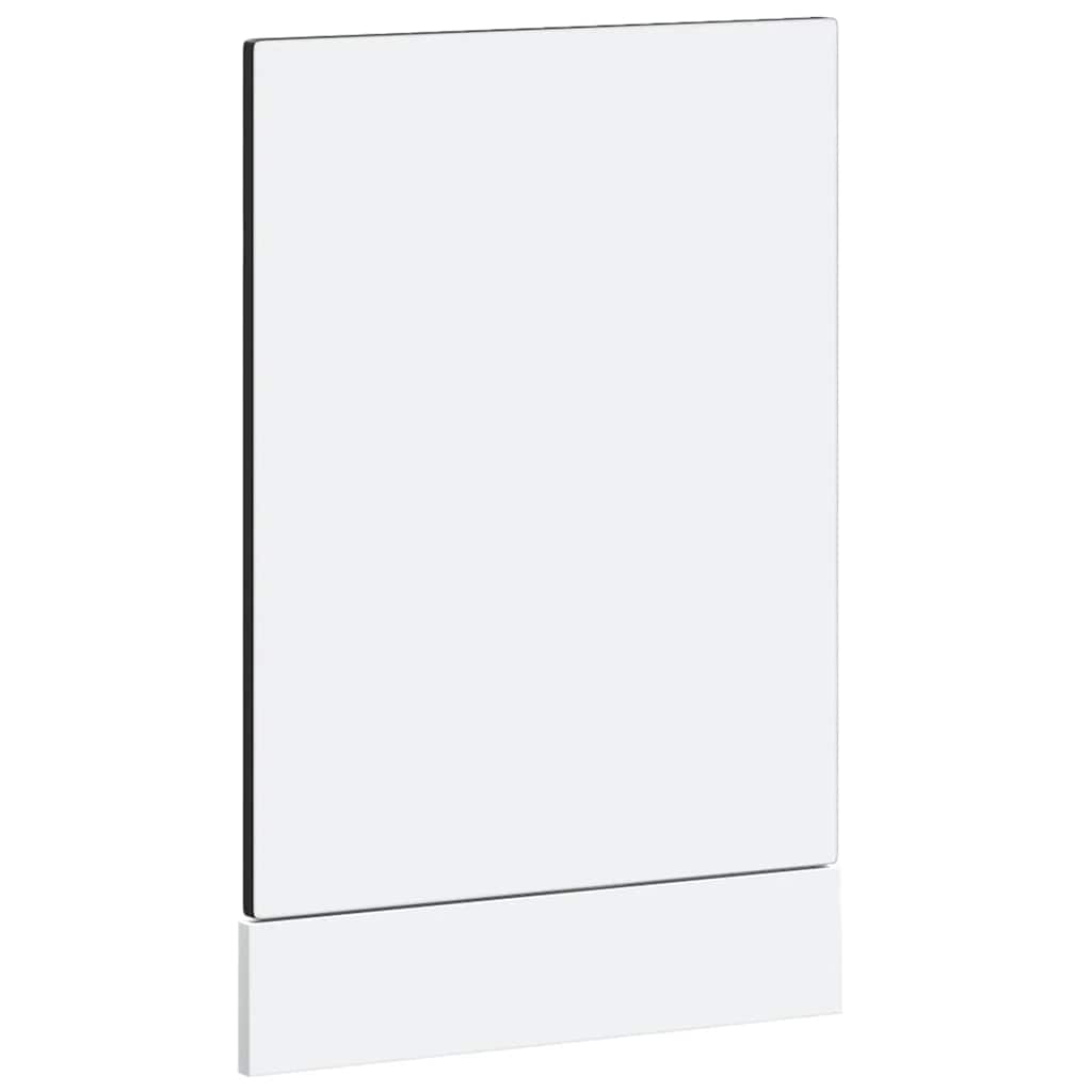 låge til opvaskemaskine Porto 45x1,5x57 cm konstrueret træ sort
