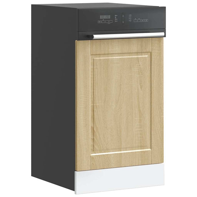 låge til opvaskemaskine Porto 45x1,5x57 cm sonoma-eg
