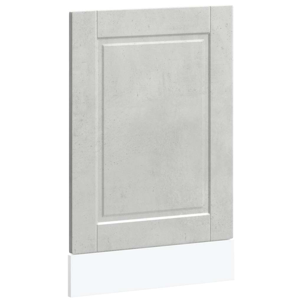 låge til opvaskemaskine Porto 45x1,5x57 cm betongrå