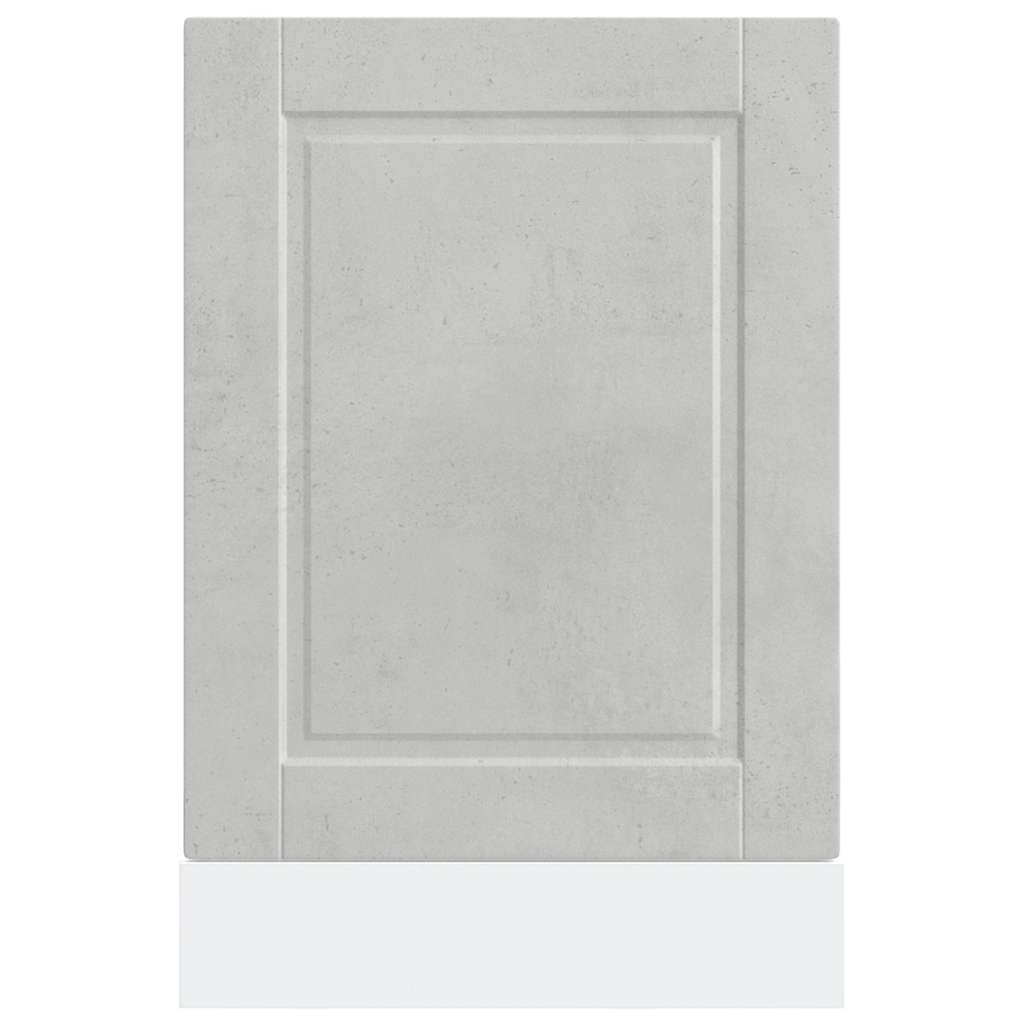 låge til opvaskemaskine Porto 45x1,5x57 cm betongrå