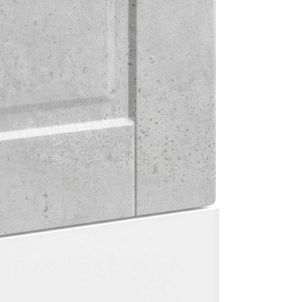 låge til opvaskemaskine Porto 45x1,5x57 cm betongrå