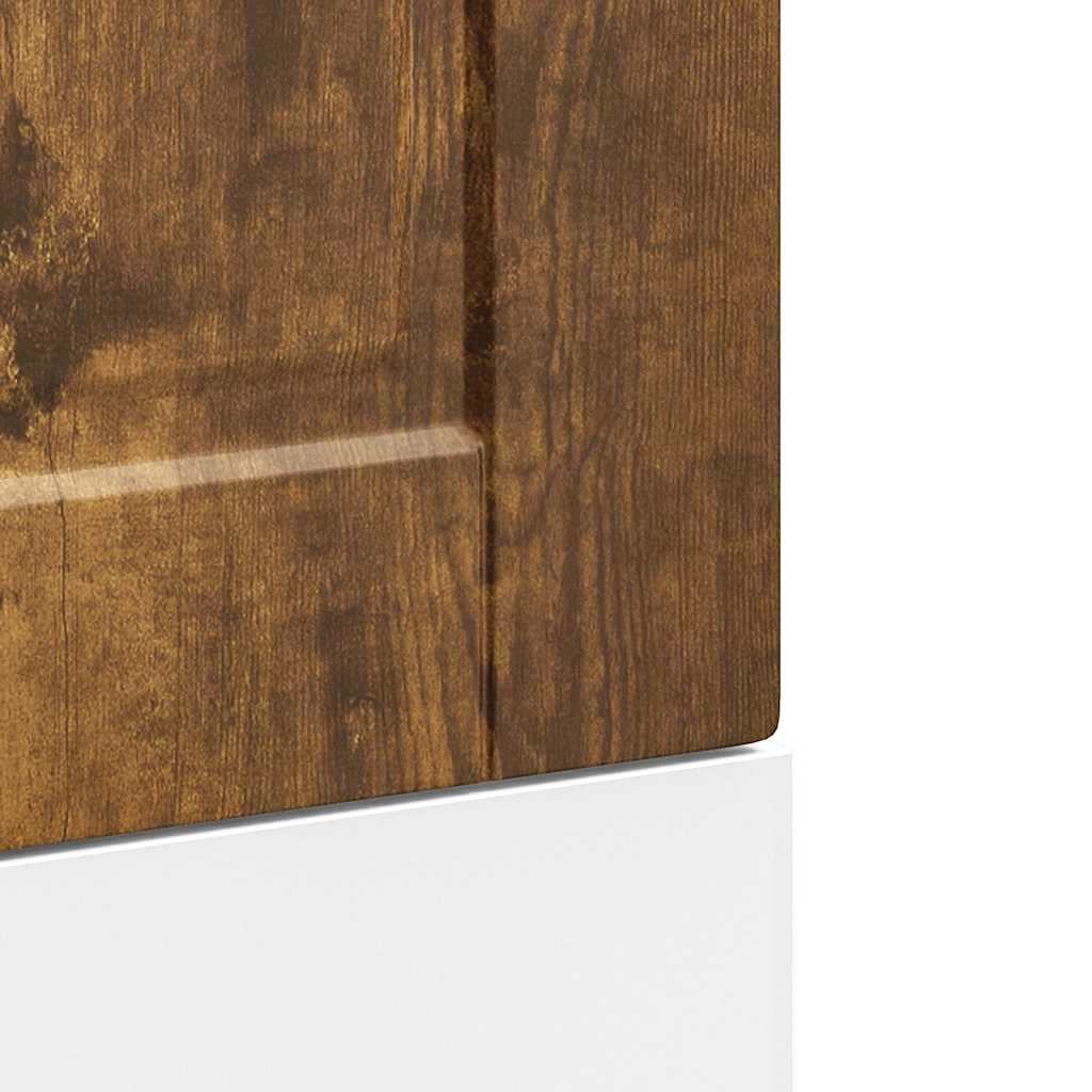 låge til opvaskemaskine Porto 45x1,5x57 cm røget egetræsfarve