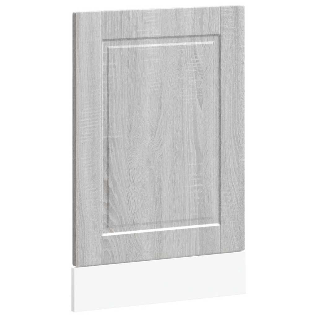 låge til opvaskemaskine Porto 45x1,5x57 cm grå sonoma-eg