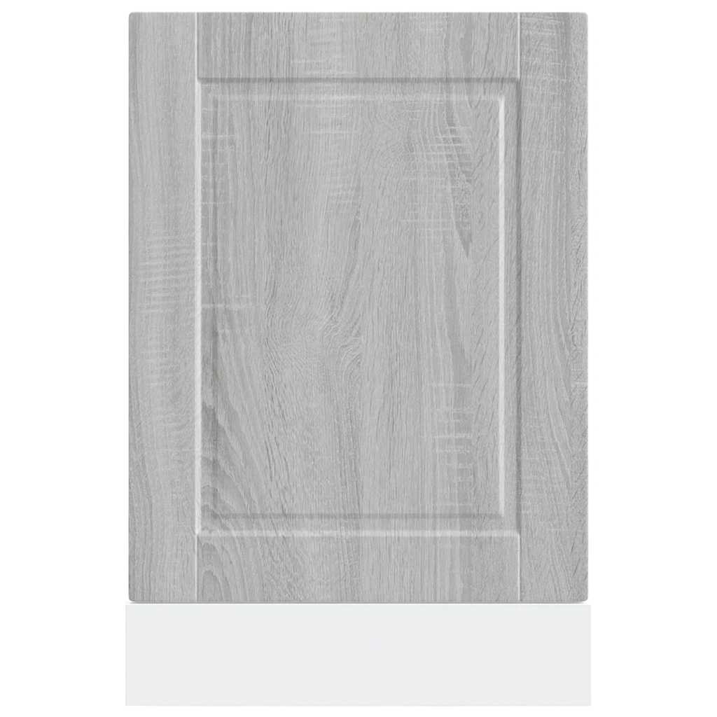 låge til opvaskemaskine Porto 45x1,5x57 cm grå sonoma-eg