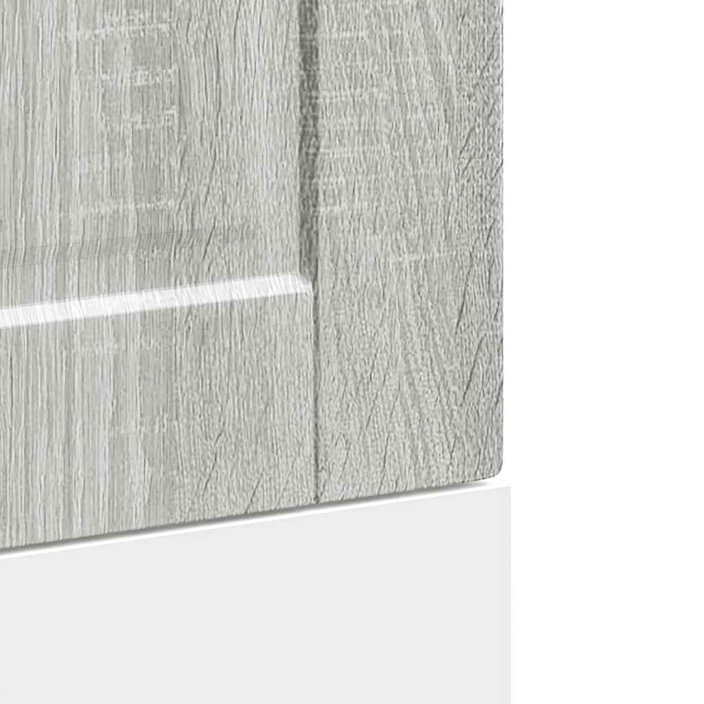 låge til opvaskemaskine Porto 45x1,5x57 cm grå sonoma-eg