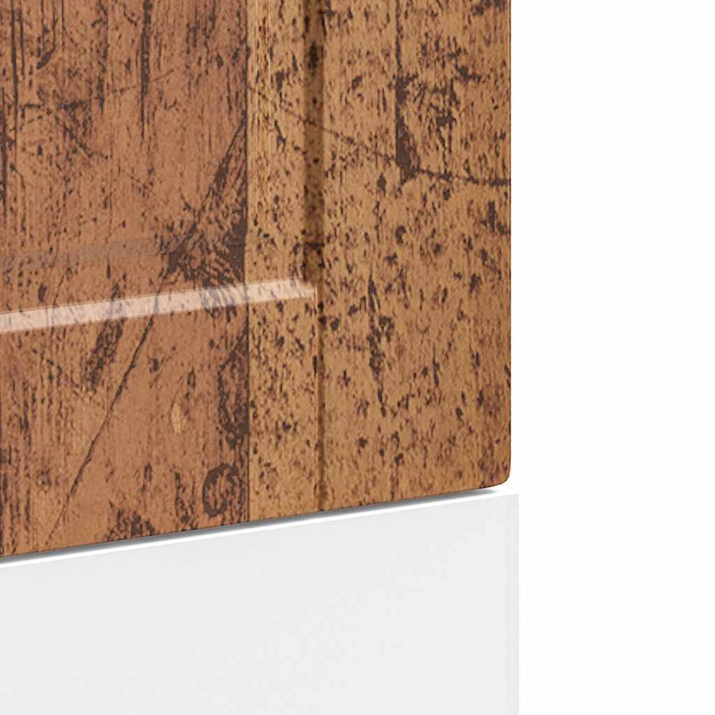 låge til opvaskemaskine Porto 45x1,5x57 cm antikt træ