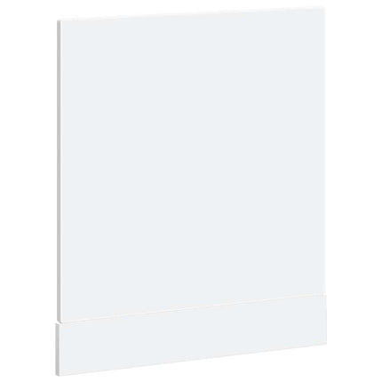 låge til opvaskemaskine Porto 60x1,5x57 cm konstrueret træ hvid