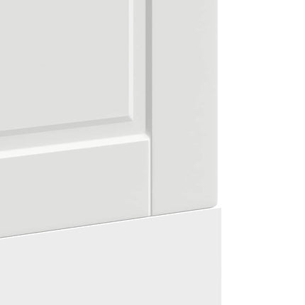 låge til opvaskemaskine Porto 60x1,5x57 cm konstrueret træ hvid