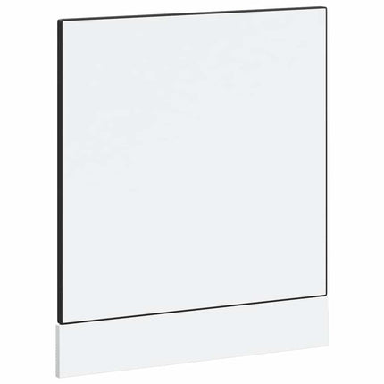 låge til opvaskemaskine Porto 60x1,5x57 cm konstrueret træ sort