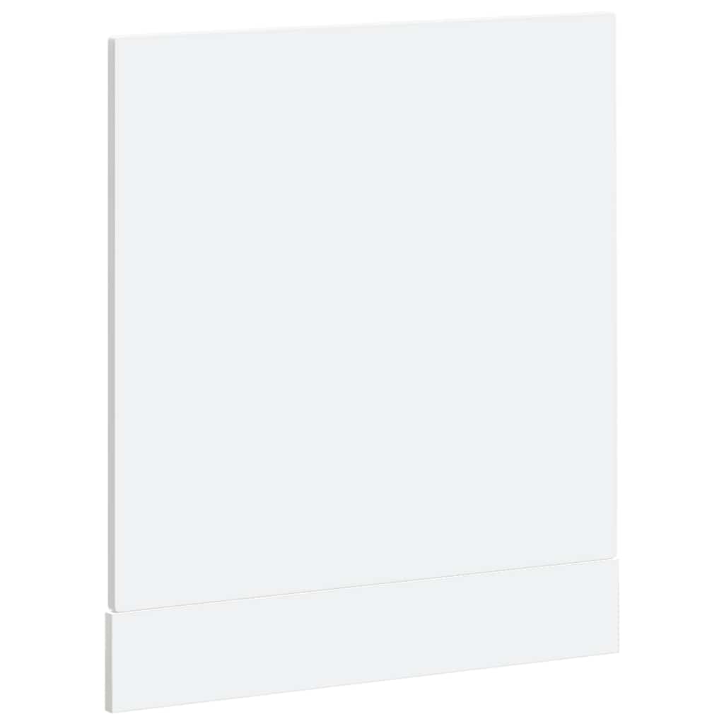 låge til opvaskemaskine Porto 60x1,5x57 cm hvid højglans