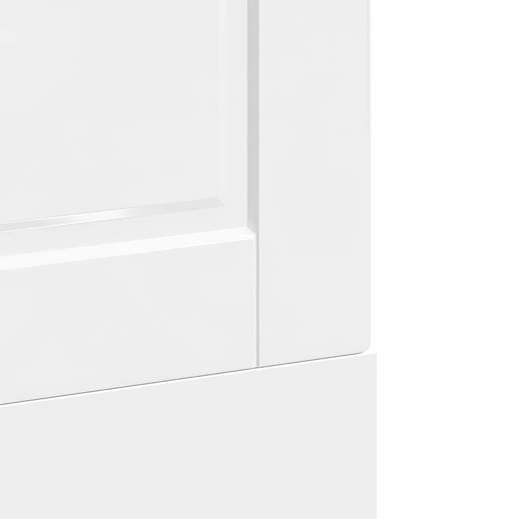 låge til opvaskemaskine Porto 60x1,5x57 cm hvid højglans
