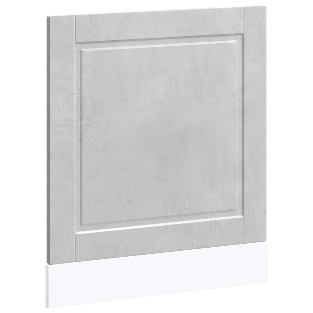 låge til opvaskemaskine Porto 60x1,5x57 cm betongrå