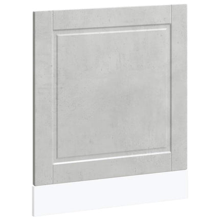 låge til opvaskemaskine Porto 60x1,5x57 cm betongrå